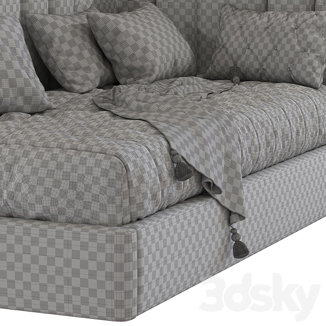 Modern style sofa bed 266 3DSMax File - thumbnail 5