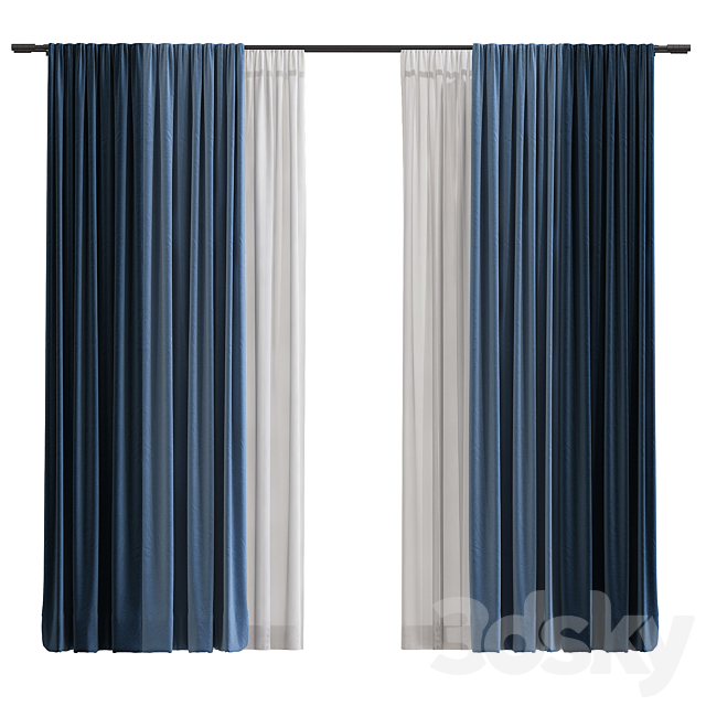 Curtain #130 3DSMax File - thumbnail 1