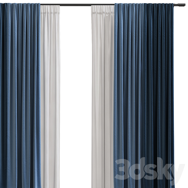 Curtain #130 3DSMax File - thumbnail 2