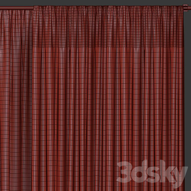 Curtain #130 3DSMax File - thumbnail 5