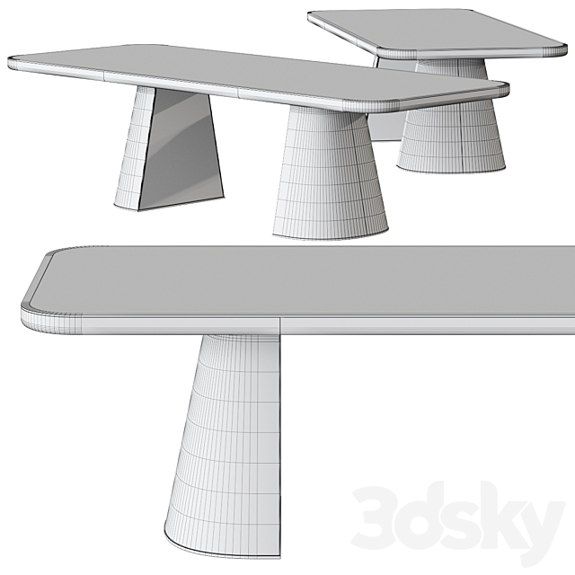 Journey By Longhi Table 3d