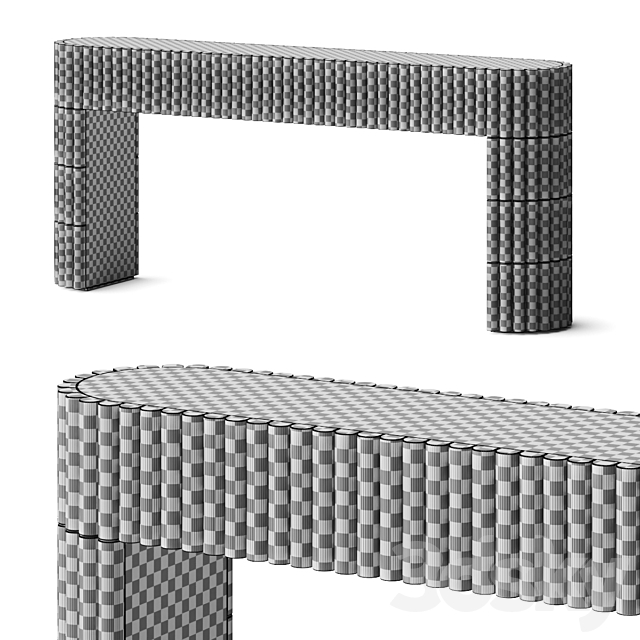Dooq Nouvelle Vague Console Table 3d