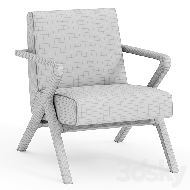 Capri Lounge Chair 3DSMax File - thumbnail 3