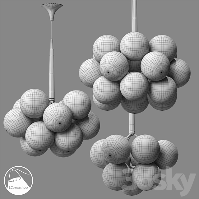 PDL2027 Pendant Bubble XLarge by Pelle Pendant light