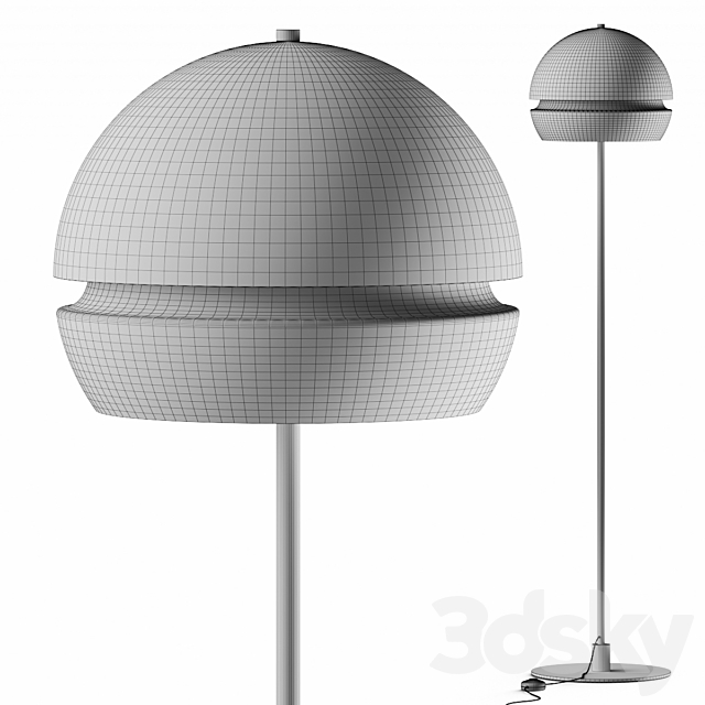 Santa & Cole Fontana Floor Lamp 3DSMax File - thumbnail 3