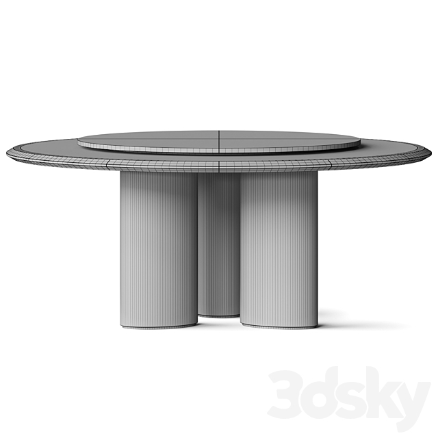 Durame Diamante Dining Table 3dsky