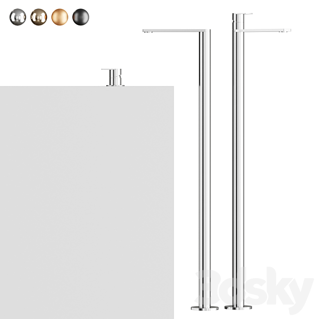 ZAZZERI Q316 | Bath faucet 3DSMax File - thumbnail 2