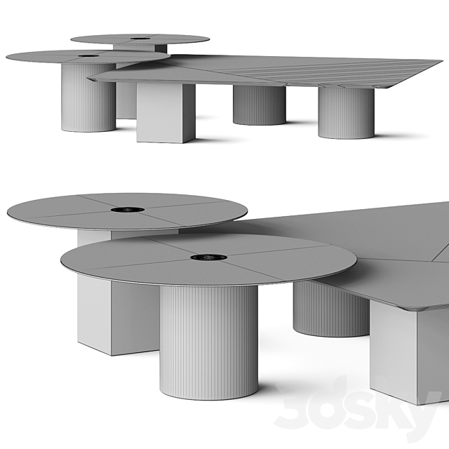 Cprn Homood Big Coffee Tables 3dsky
