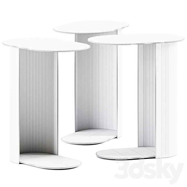 Pillar Side Table by DesignByThem _ Coffee table 3d