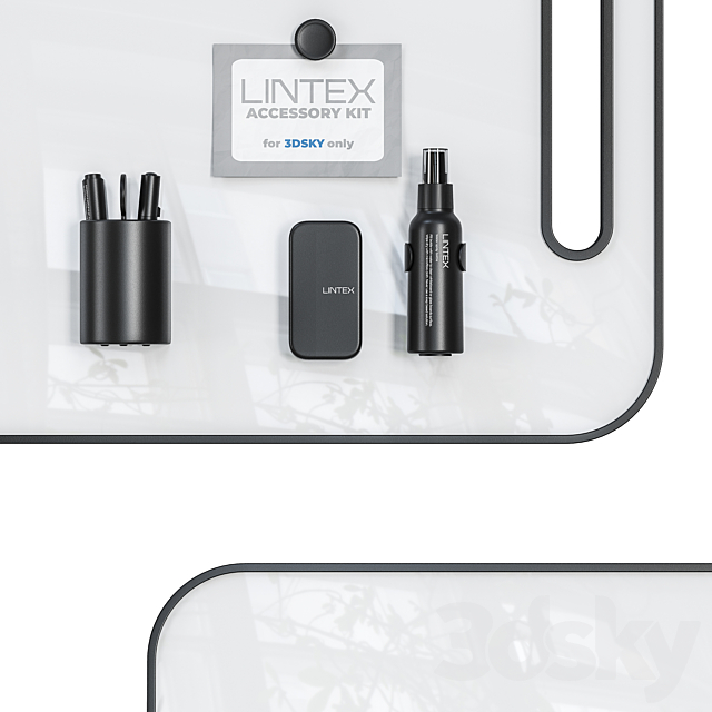 Lightweight portable whiteboard Lintex NOTE 3dskyfree