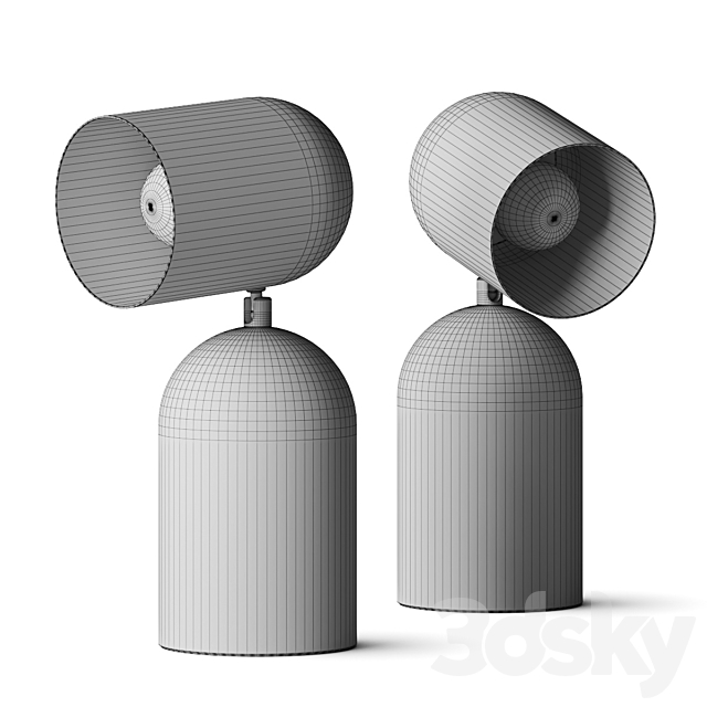 Crate and Barrel Pixi Table Lamp 3d