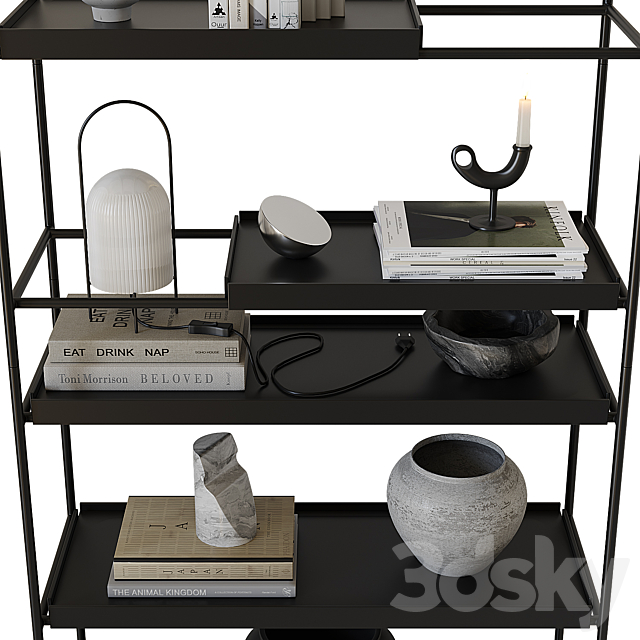 Wouddesign - TRAY SHELF (HIGH) 3dmodel