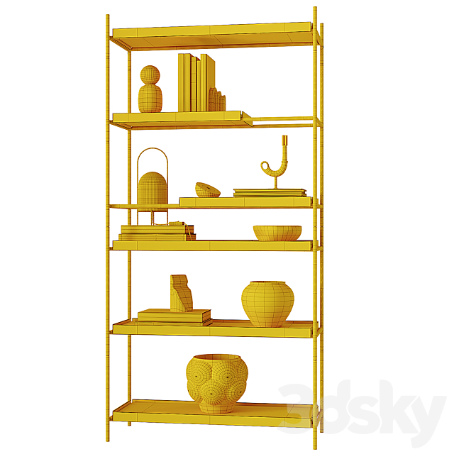 Wouddesign - TRAY SHELF (HIGH) 3d Download