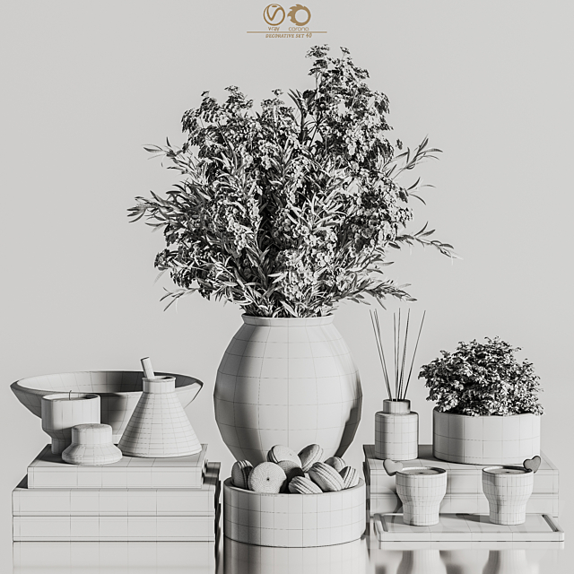 decorative set 40 3d Download