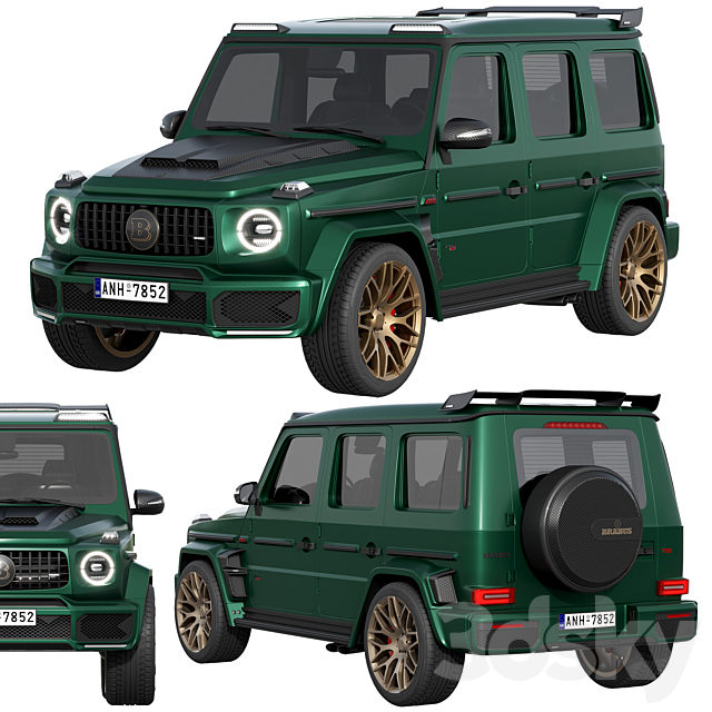 Mercedes-Benz AMG G63 BRABUS 700 WIDESTAR 3d