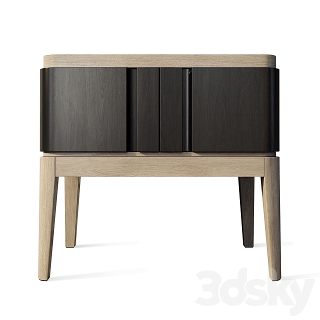 Chest of drawers and bedside table Icons Panormo 3dmodel