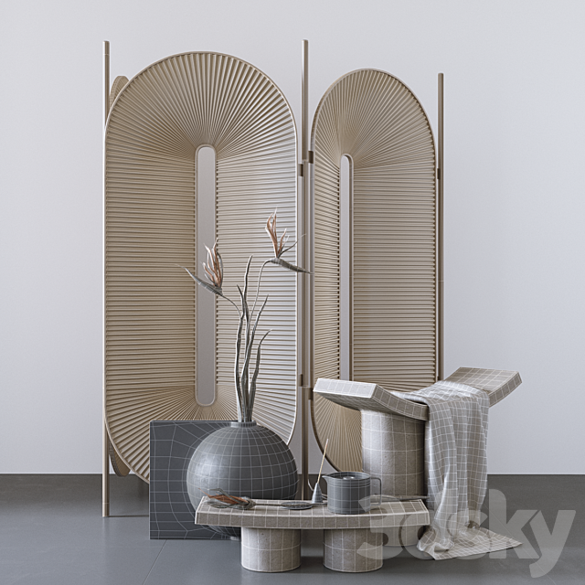 Screen Set Minima Moralia 3dmodel