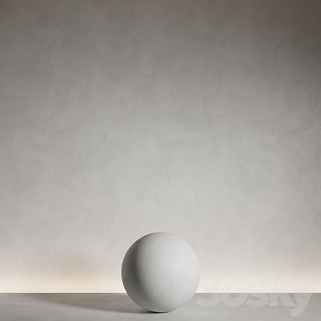 Decorative plaster. Seamless decorative plaster material 6 colors. 41 3d Download