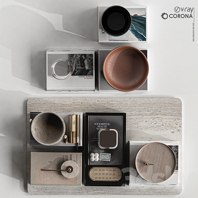 Decorative set-042-Multi set 3d