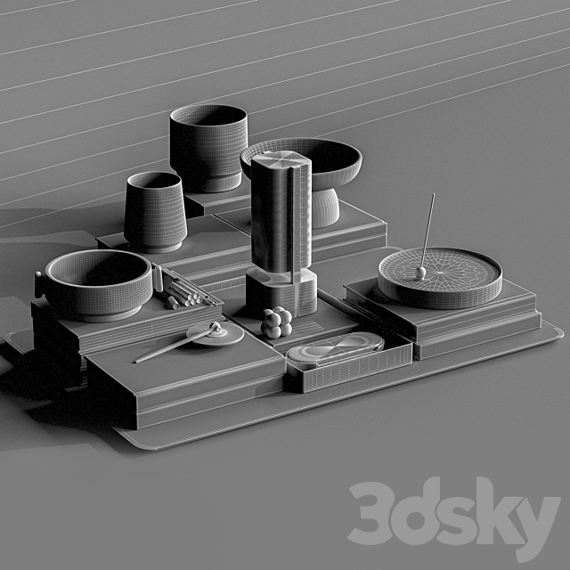 Decorative set-042-Multi set 3d Download
