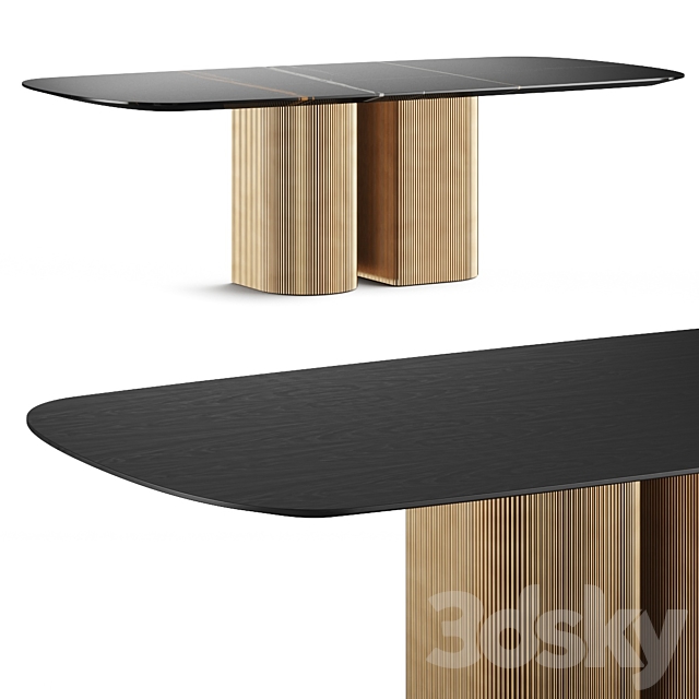 Al2 Dakry B 001 Dining Table 3d