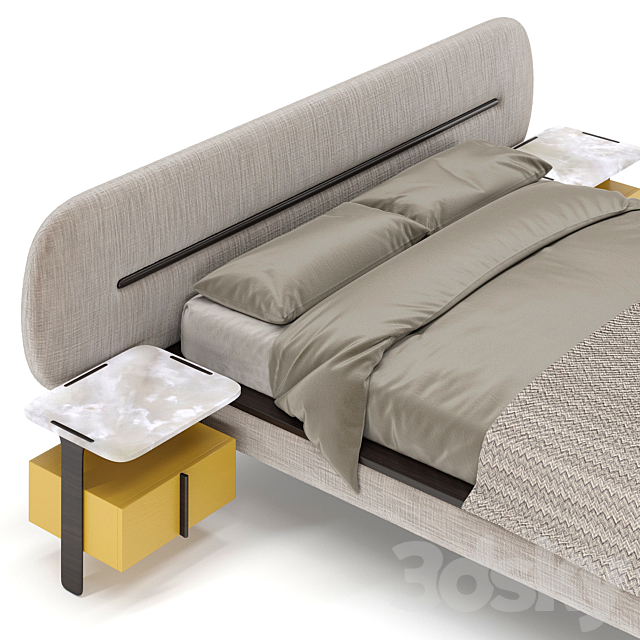 Carpanese Home LIPS XL Bed 3DSMax File - thumbnail 4