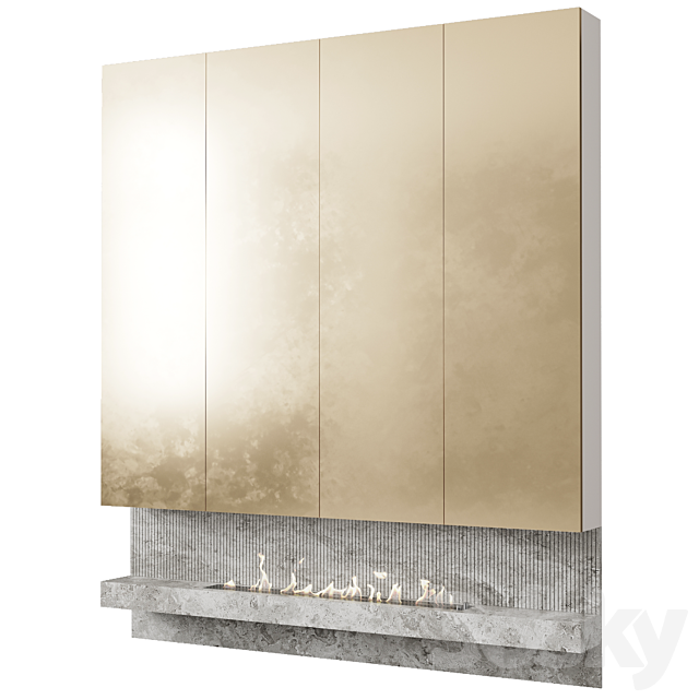 Fireplace #7 3d