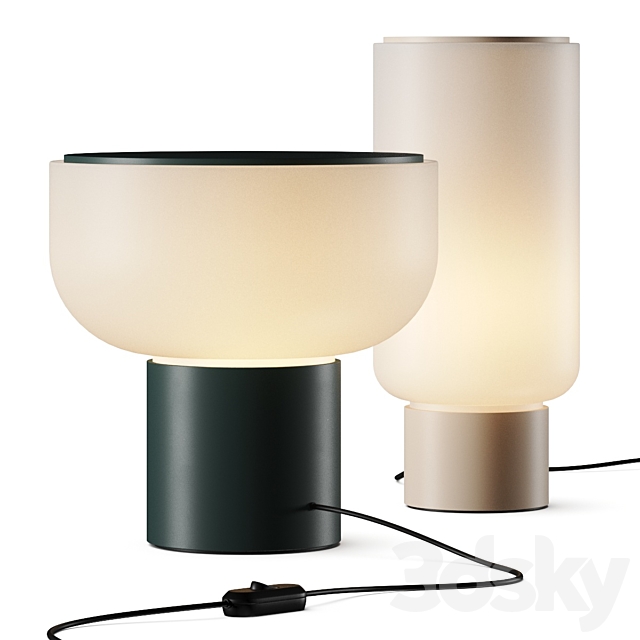 Gantri Studio Elk Arpeggio Table Lamps 3DSMax File - thumbnail 1