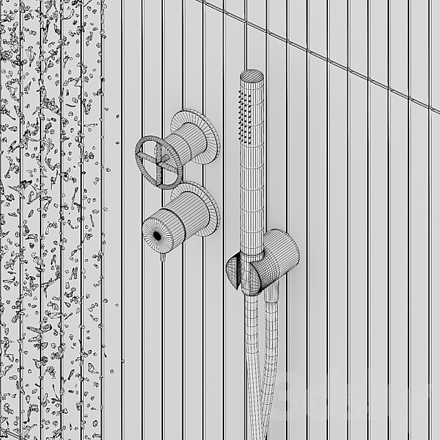 Salvatori shower 3DS Max Model - thumbnail 4