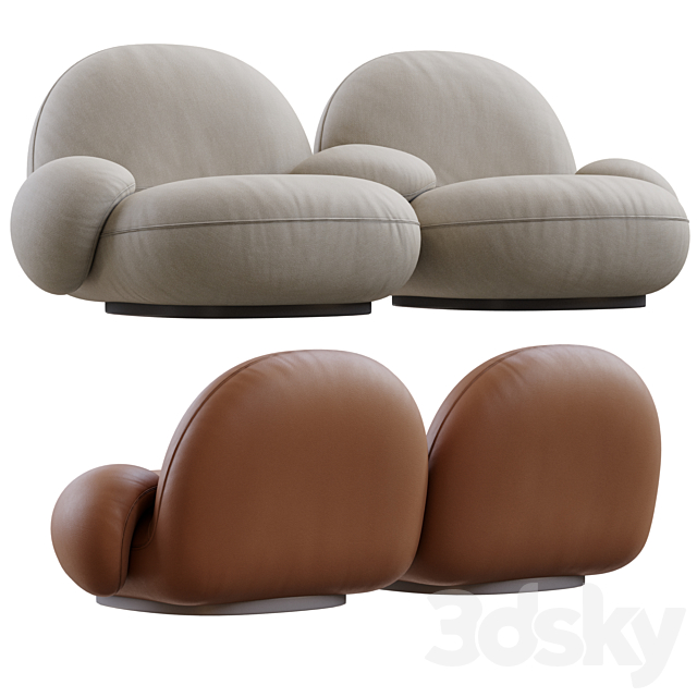 Pacha Sofa By Gubi 3dskyfree