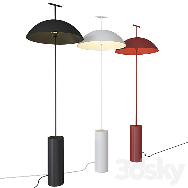 Floor lamp Kartell Geen-A 3DS Max Model - thumbnail 2