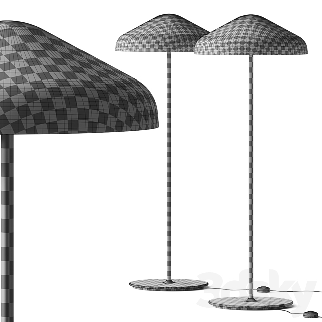 Hay Pao Steel Floor Lamp 3DSMax File - thumbnail 2