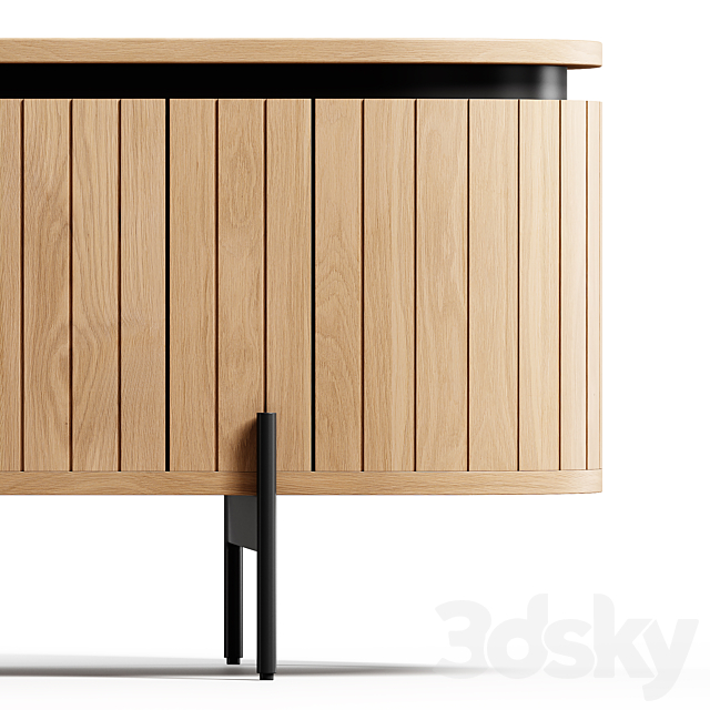 Kave Home – Licia TV stand. 200×55 cm 3DSMax File - thumbnail 2