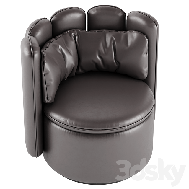 DS 800 armchair – DeSede 3DS Max Model - thumbnail 3