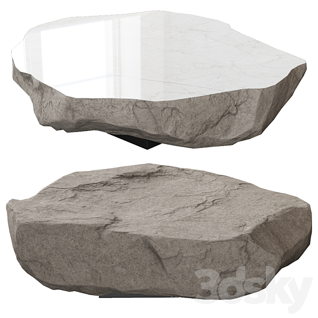 Stone table ?11 3DSMax File - thumbnail 1
