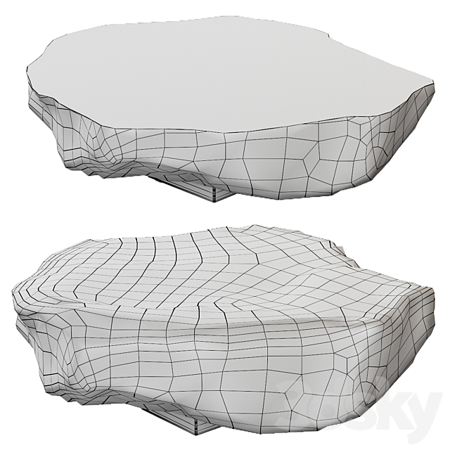 Stone table ?11 3DSMax File - thumbnail 4