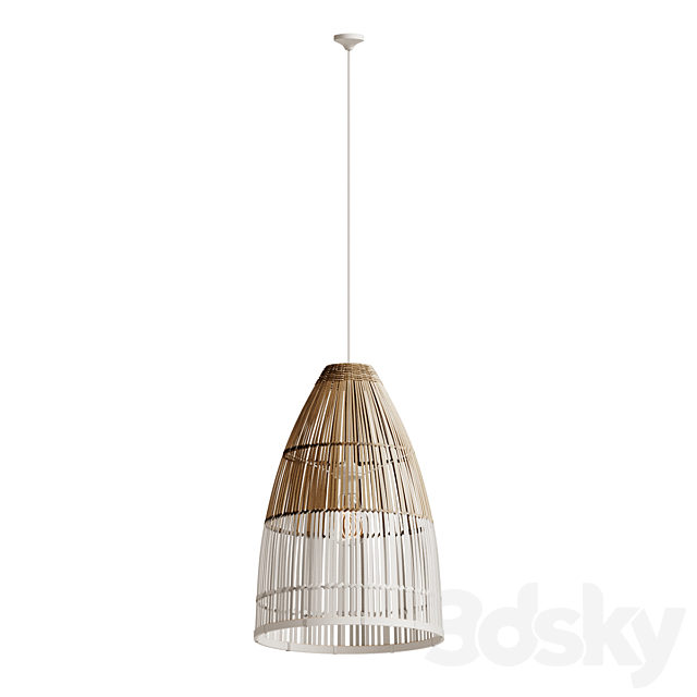 bamboo lampshade model 3dskyfree