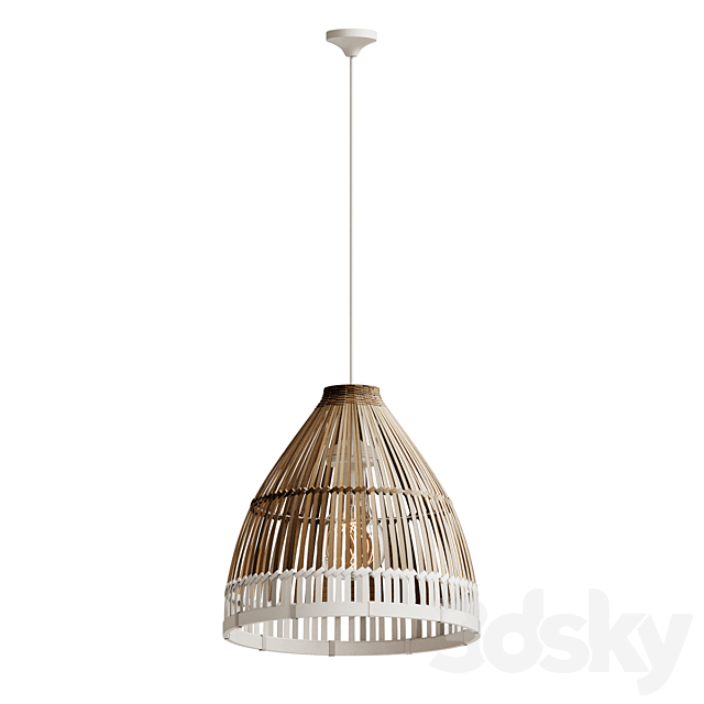 bamboo lampshade model 3dmodel