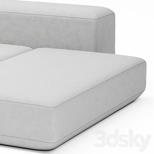 OM Aatom THE ONE Sofa Composition 4 3d