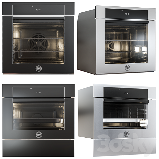 Bertazzoni Appliance set 3DS Max Model - thumbnail 2