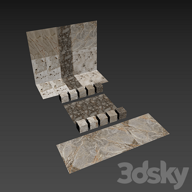 Creative Design Florim Nature Mood Marble 3DS Max Model - thumbnail 7