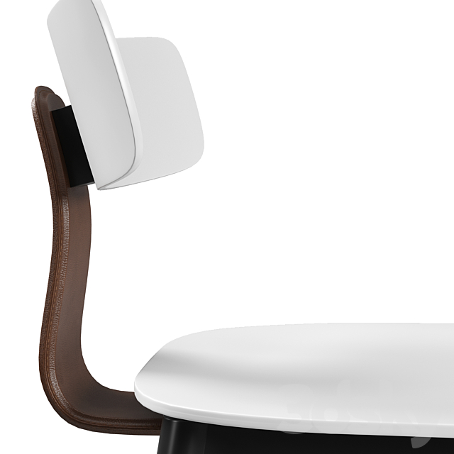 Stool Group Semi-bar chair ANT 3DSMax File - thumbnail 4