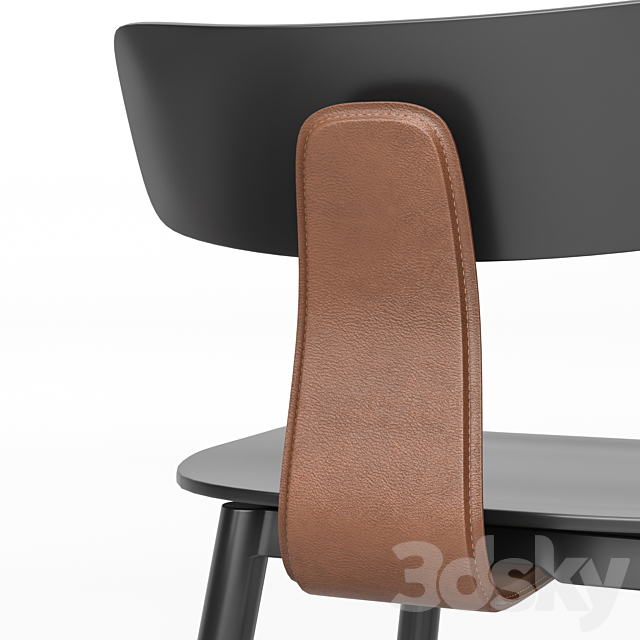 Stool Group Semi-bar chair ANT 3DSMax File - thumbnail 5