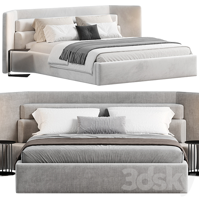 Step Bed by District Eight 3d