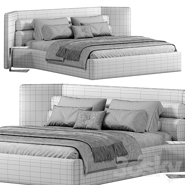 Step Bed by District Eight 3dskyfree