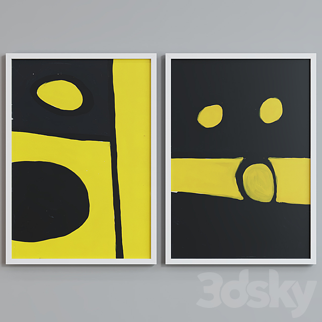 Picture Frame Set 1200 3dskyfree