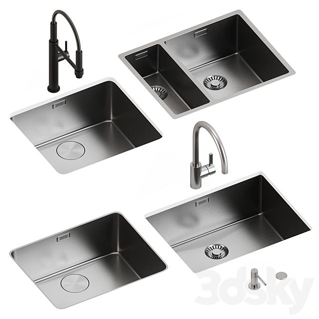 Sinks and faucets Franke 3DSMax File - thumbnail 1