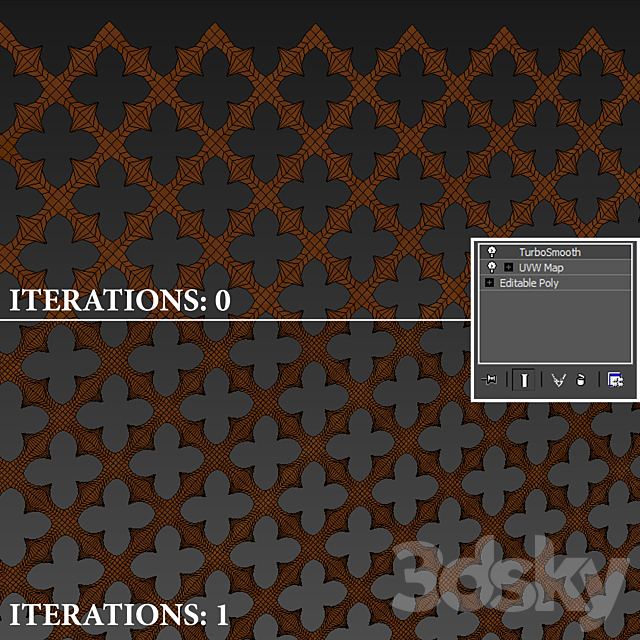 Perforated panel 3dsky