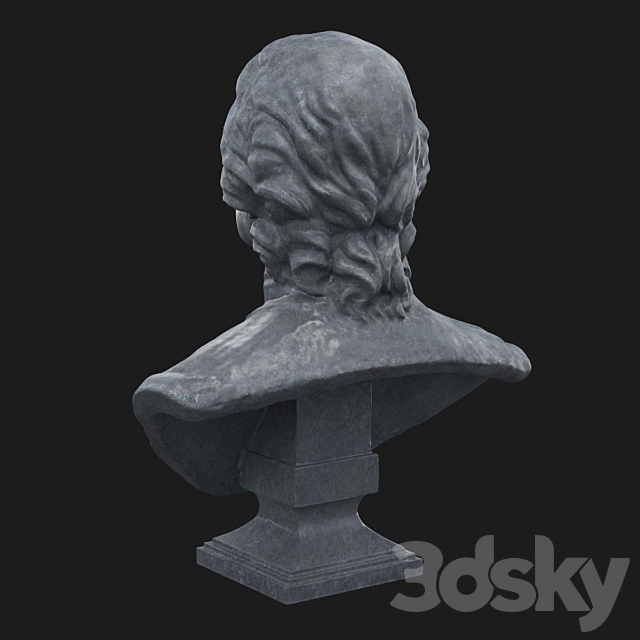 Bust of Peter the Great 3DSMax File - thumbnail 4