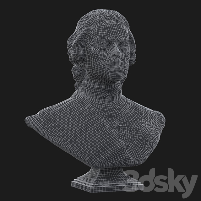 Bust of Peter the Great 3DSMax File - thumbnail 6